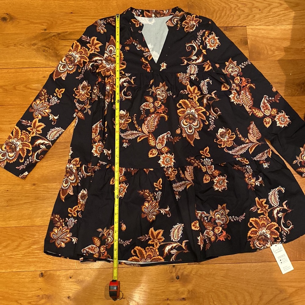 NWT Cupshe paisley babydoll dress. Size XS - Picture 4 of 5